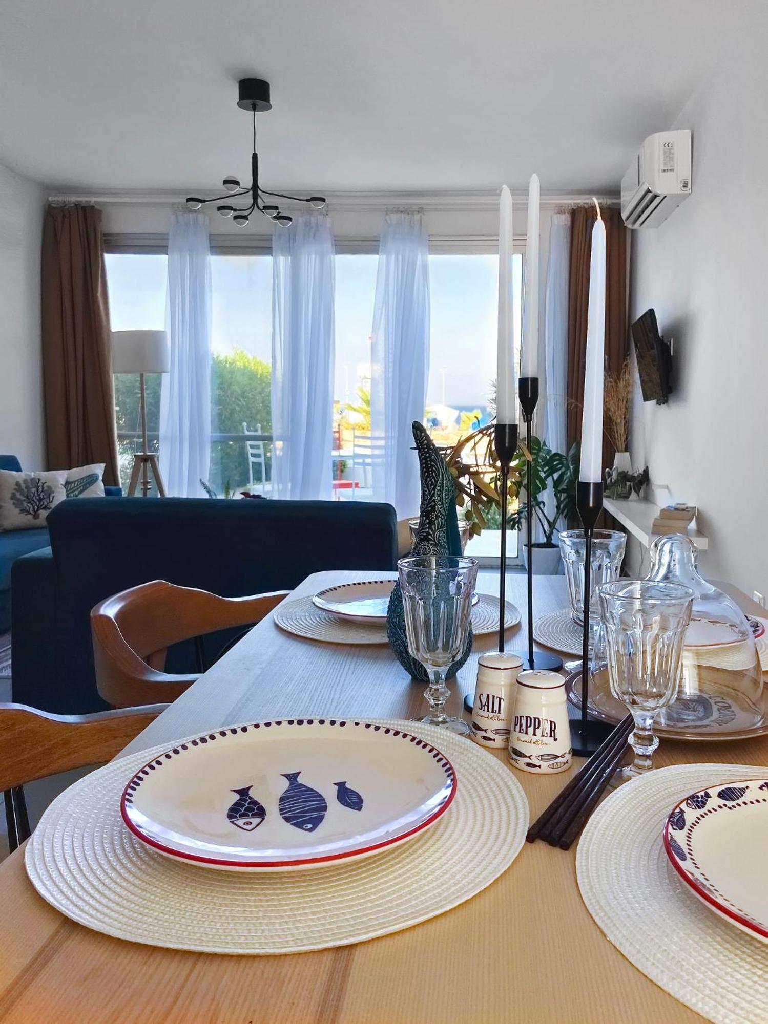 Spacious Three-Bedroom Apartment With Sea View A4 Lapithos  Ngoại thất bức ảnh